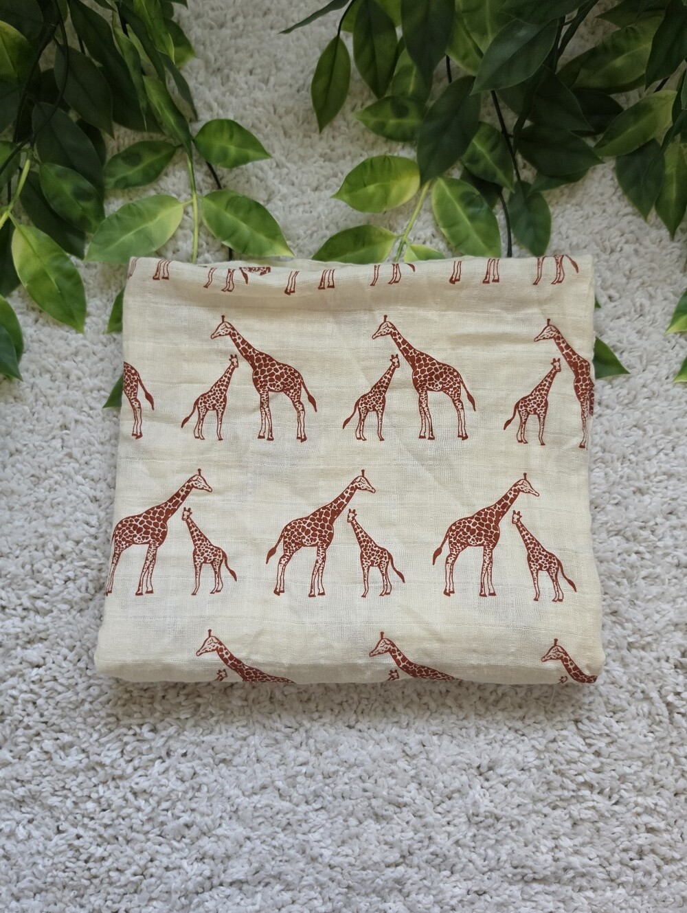 Baby Boy Giraffe Swaddle
